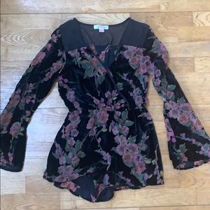 Band of Gypsies floral romper